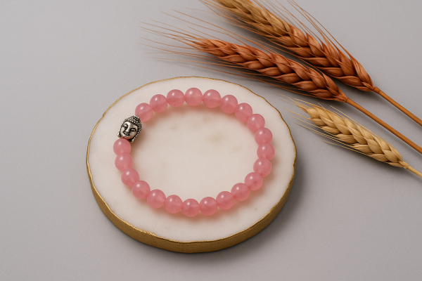 Aura  Rose Quartz Bracelet