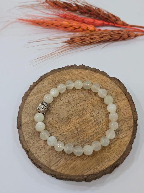 Moonstone White Top Bracelet