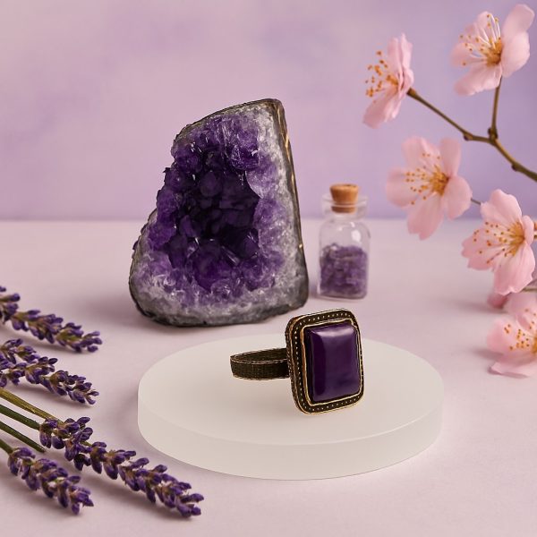 Amethyst Big Rings