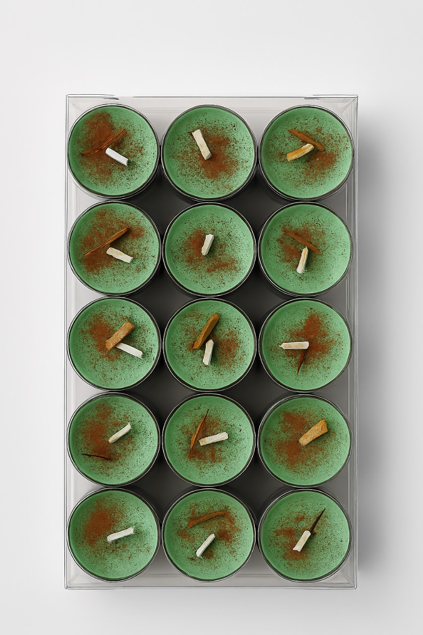 Money tea light candles